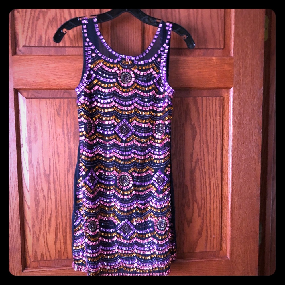 Urban Outfitters Pink & Purple Gemstone Dress